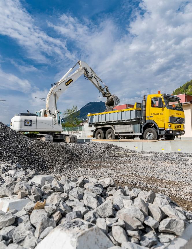 Fotografie creabeton Baustelle