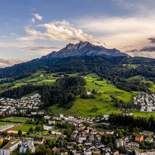 Drohnenaufnahme pilatus