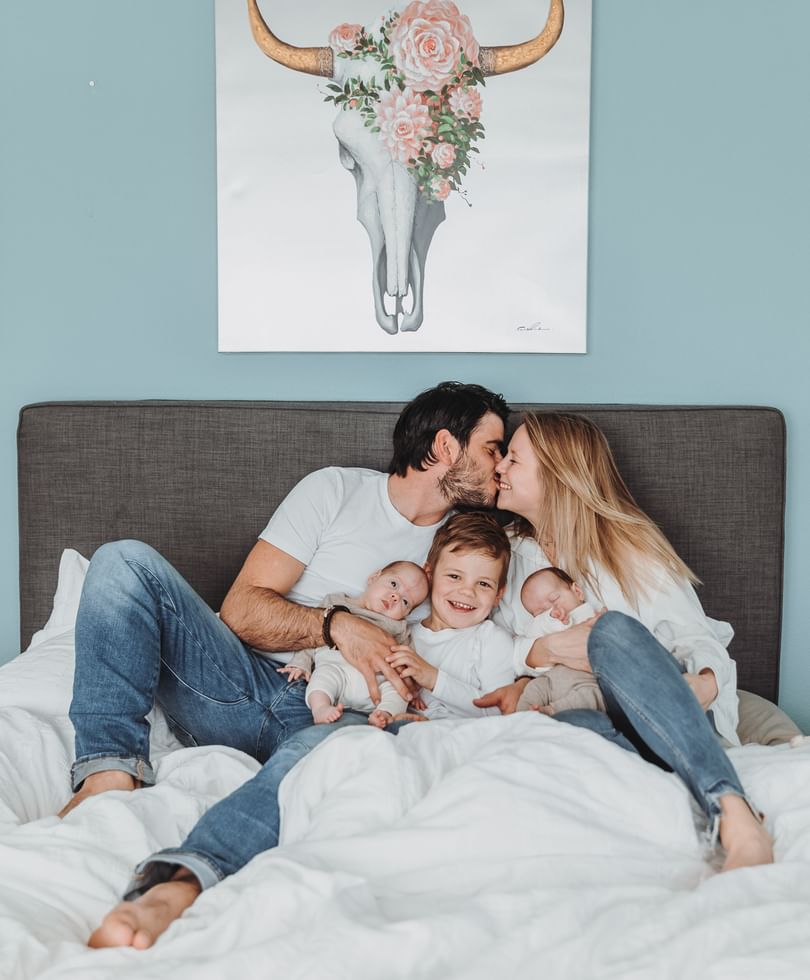 Familienfotos zuhause