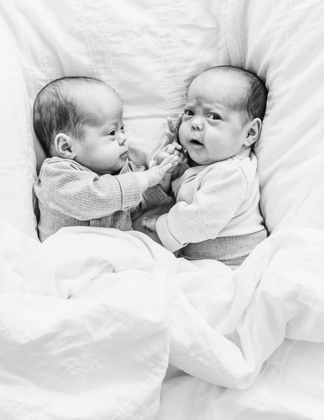 Fotoshooting zwillinge