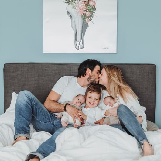 Familienfotos zuhause