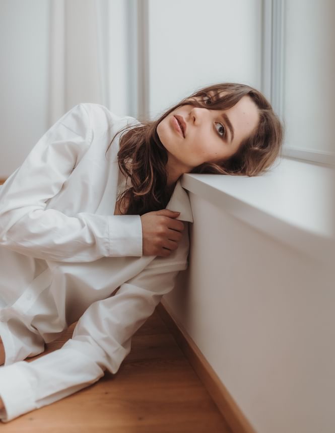 Melancholisches fotoshooting