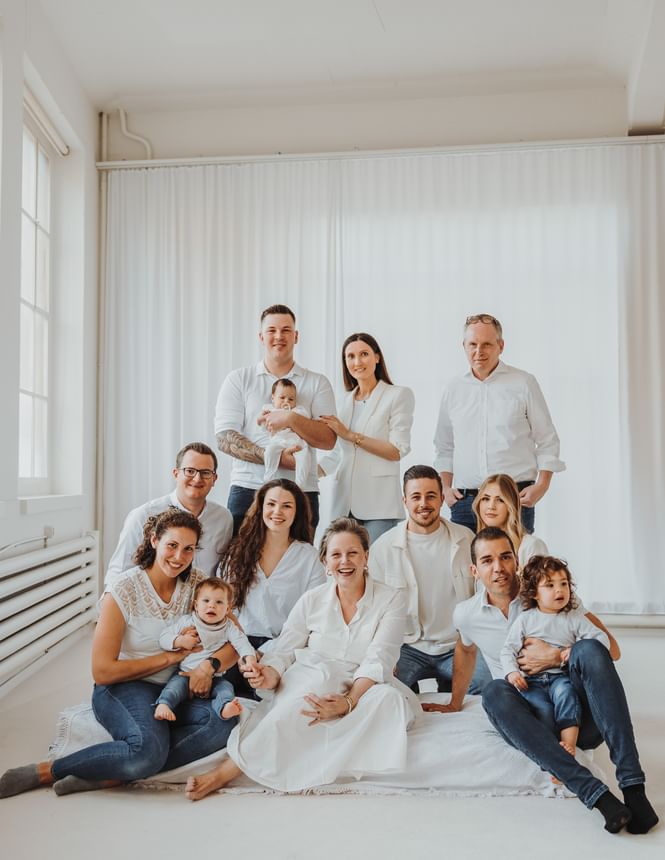 Generationen fotoshooting